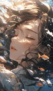 水中爱恨，飘渺易散