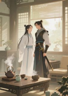 南宫离与玄月的茶寮岁暮