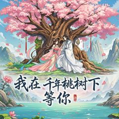 我在千年桃树下等你