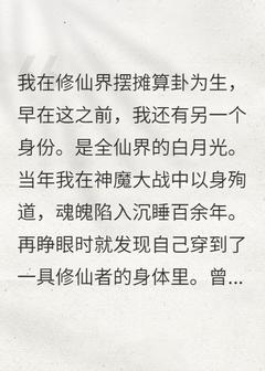 我在修仙界摆摊算卦为生